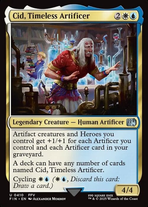 Cid, Timeless Artificer Card Front
