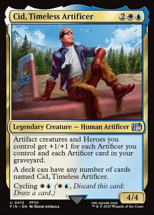 Cid, Timeless Artificer Card Front