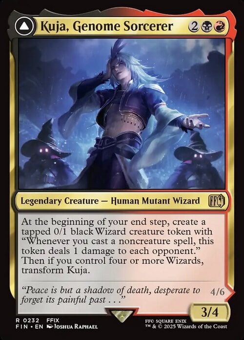Kuja, Genome Sorcerer // Trance Kuja, Fate Defied Card Front