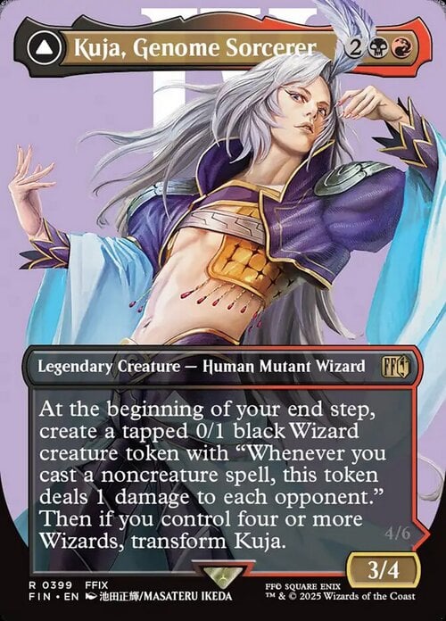 Kuja, Genome Sorcerer // Trance Kuja, Fate Defied Card Front