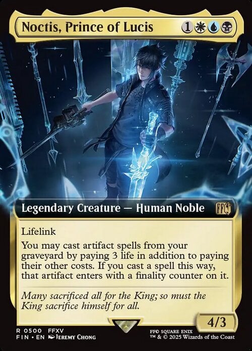 Noctis, Prince of Lucis Card Front