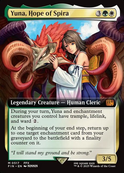 Yuna, Hope of Spira Card Front