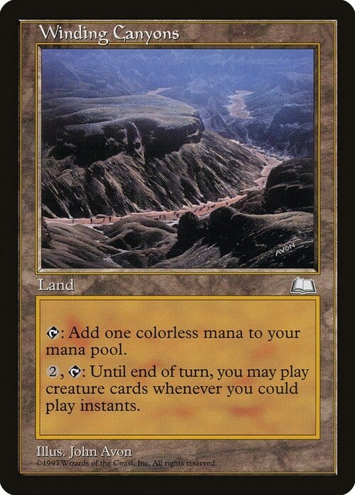 Canyon Serpeggianti Card Front