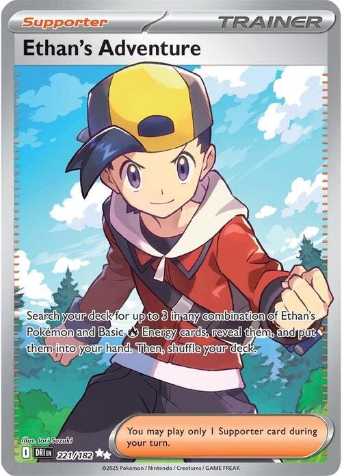 Ethan's Adventure Card Front