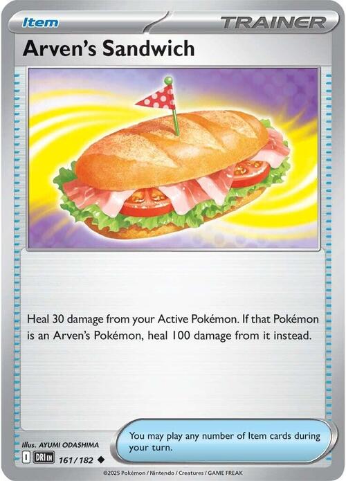 Arven's Sandwich Card Front