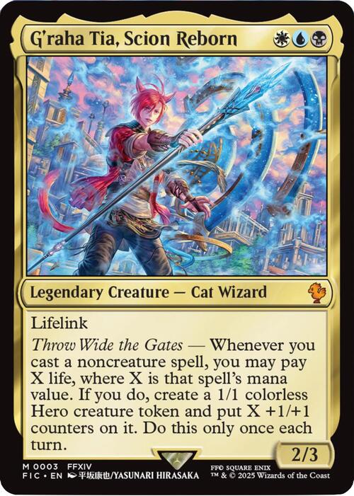 G'raha Tia, Scion Reborn Card Front