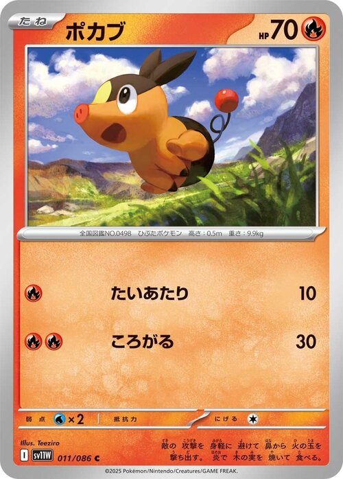 Tepig Card Front