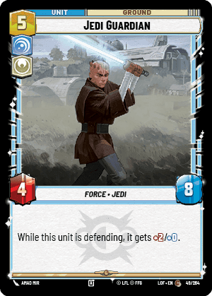 Jedi Guardian Card Front