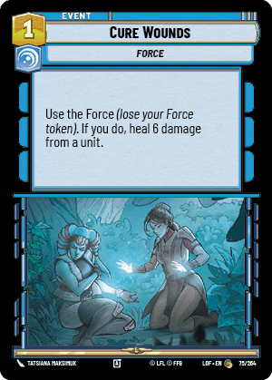 Cure Wounds Card Front