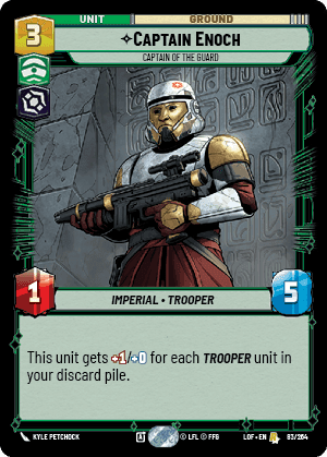 Captain Enoch - Captain of the Guard Card Front