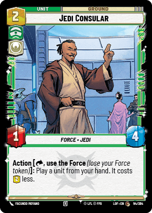 Jedi Consular Card Front