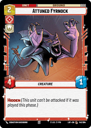 Attuned Fyrnock Card Front