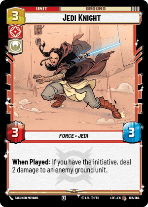 Jedi Knight Card Front
