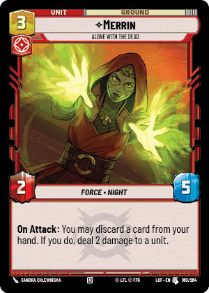 Merrin - Alone with the Dead Card Front