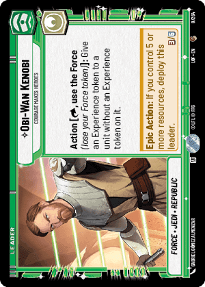 Obi-Wan Kenobi - Courage Makes Heroes Card Front