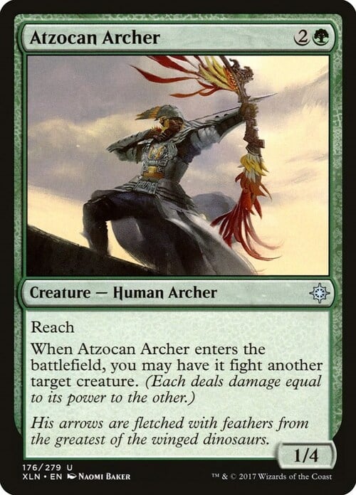 Atzocan Archer Card Front
