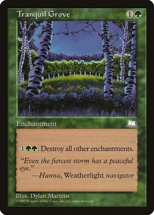 Tranquil Grove Card Front