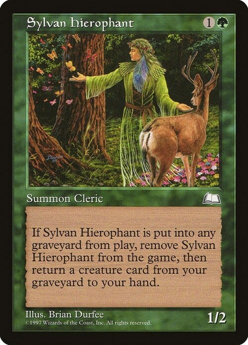 Sylvan Hierophant Card Front