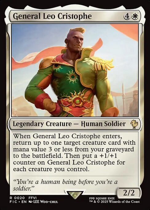 General Leo Cristophe Card Front