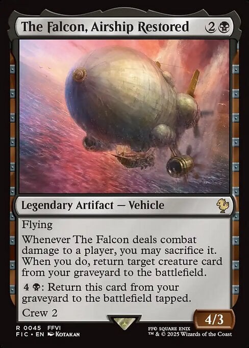 The Falcon, Airship Restored Card Front