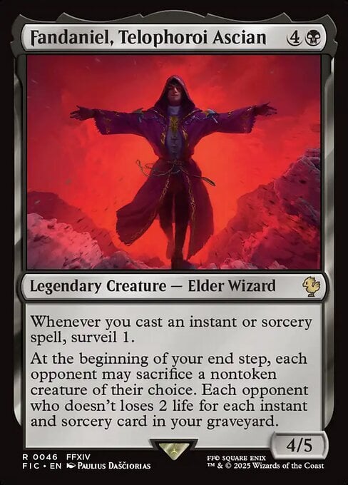 Fandaniel, Telophoroi Ascian Card Front