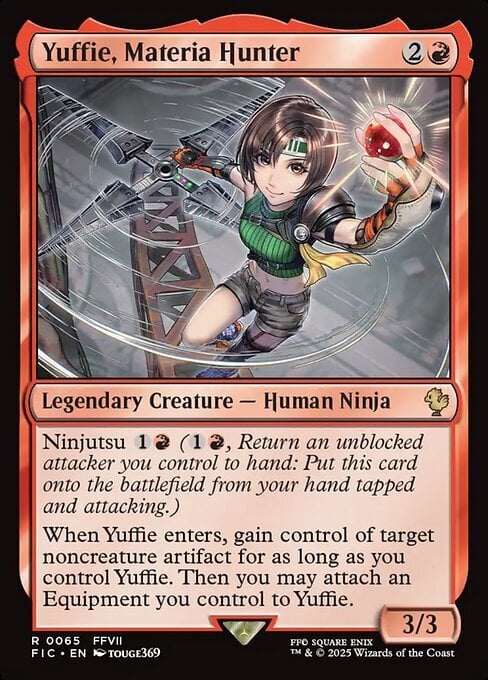 Yuffie, Materia Hunter Card Front