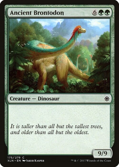 Ancient Brontodon Card Front