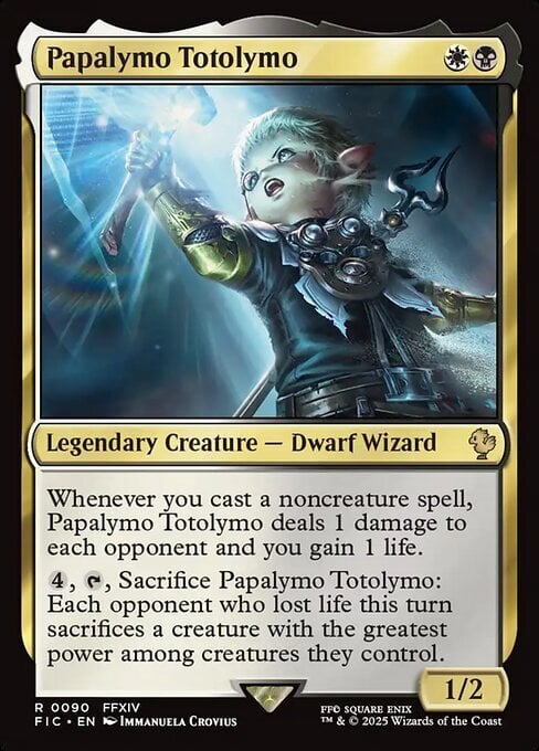 Papalymo Totolymo Card Front