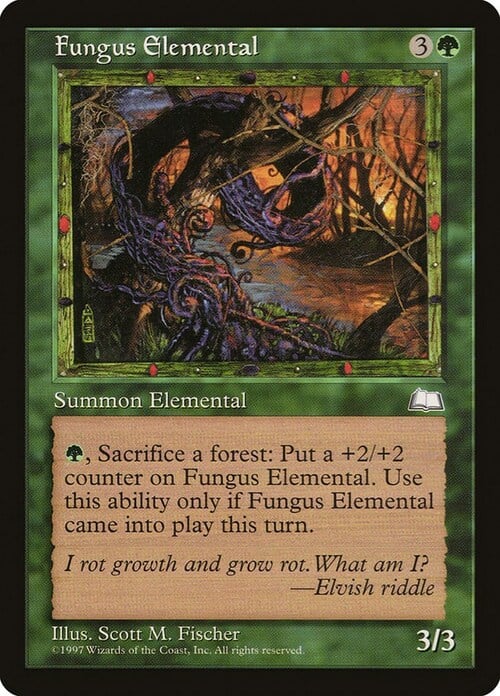 Fungus Elemental Card Front