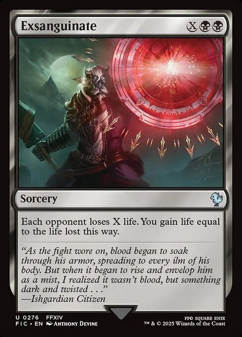Exsanguinate Card Front