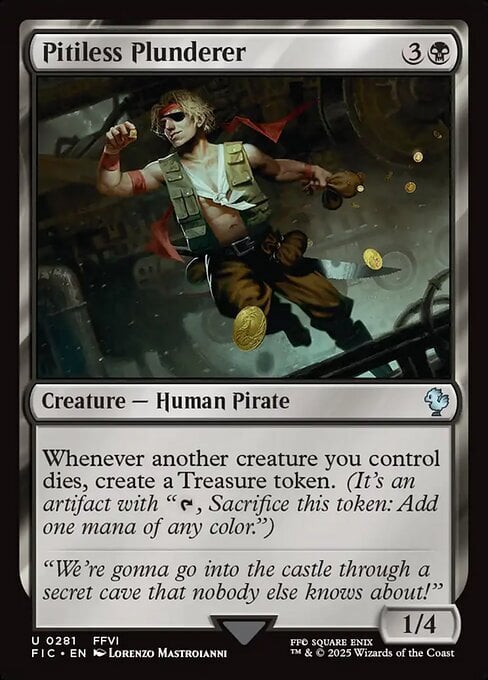 Pitiless Plunderer Card Front