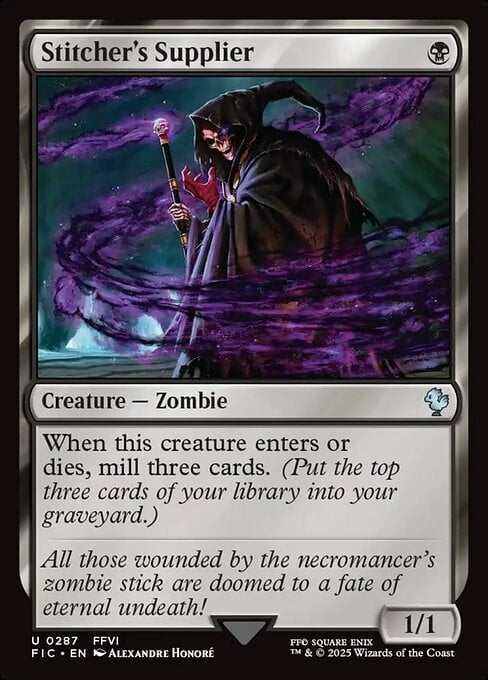 Stitcher's Supplier Card Front