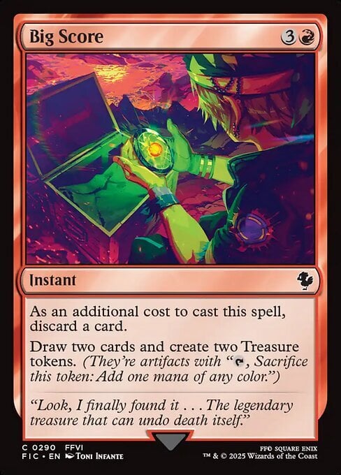 Big Score Card Front