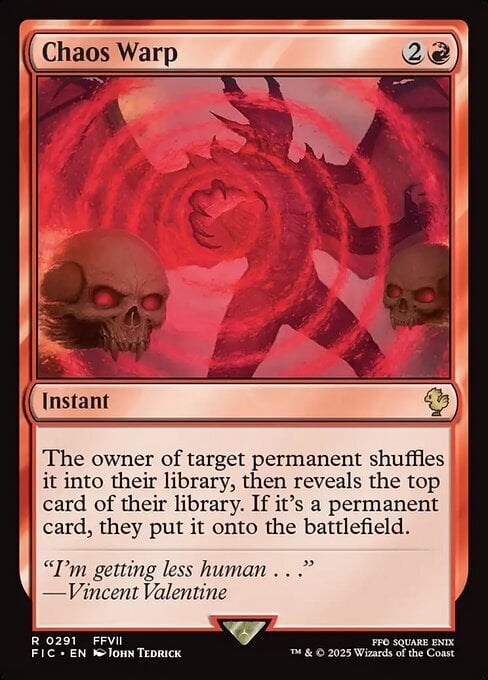 Chaos Warp Card Front