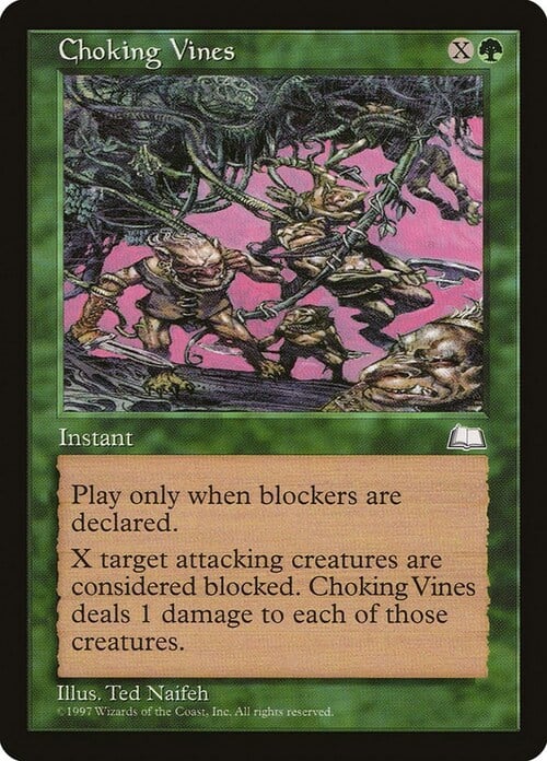Choking Vines Card Front