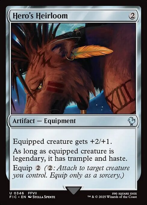 Hero's Heirloom Card Front