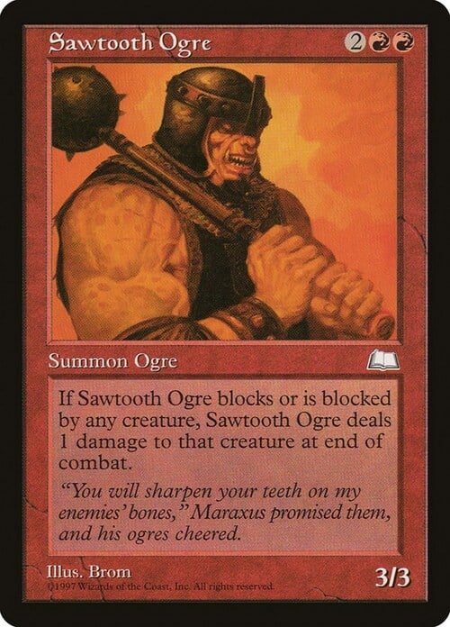 Sawtooth Ogre Card Front
