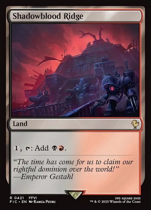 Shadowblood Ridge Card Front
