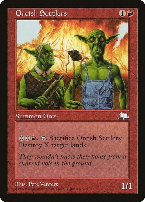 Orcish Settlers Card Front