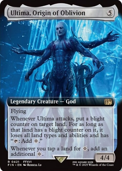Ultima, Origin of Oblivion Card Front