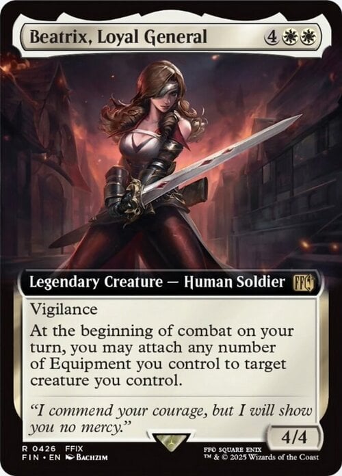 Beatrix, Loyal General Card Front