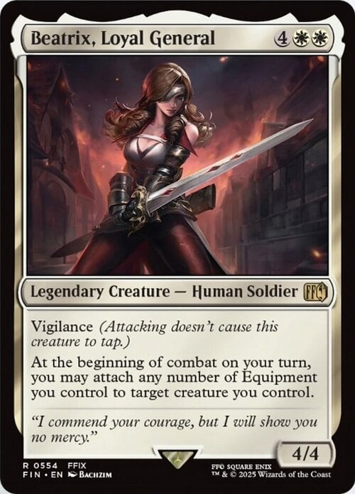 Beatrix, Loyal General Card Front