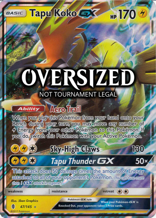 Tapu Koko GX Card Front