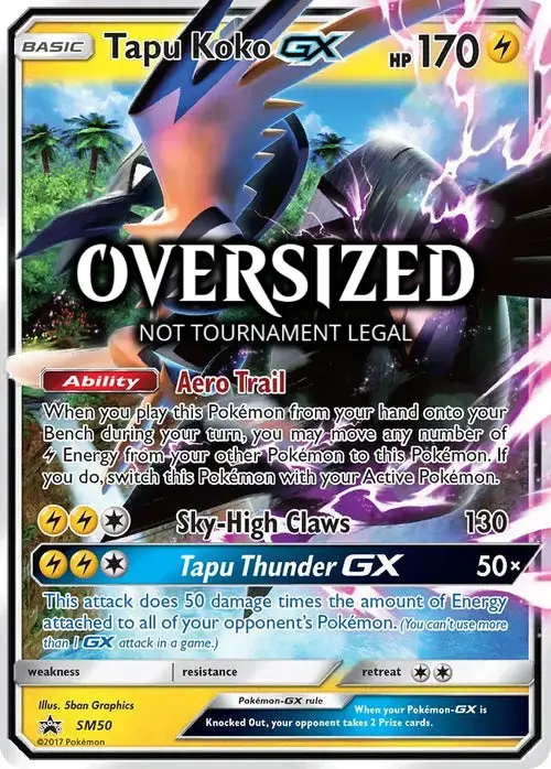 Tapu Koko GX Card Front