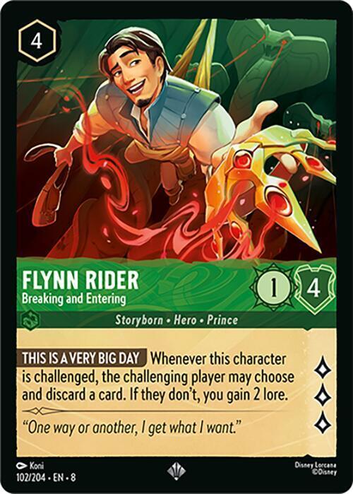 Flynn Rider - Breaking and Entering Card Front