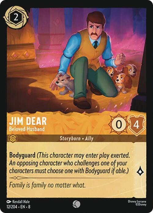 Jim Dear - Beloved Husband Card Front