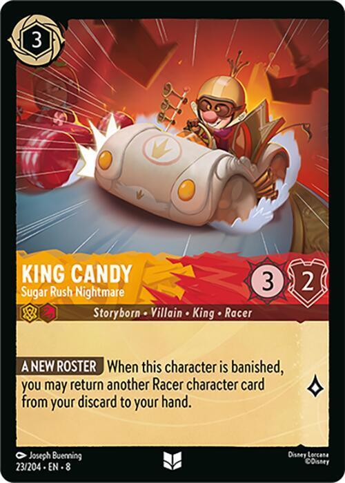 King Candy - Sugar Rush Nightmare Card Front