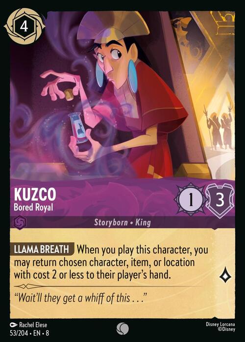 Kuzco - Bored Royal Card Front