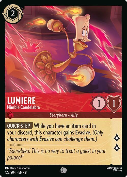 Lumiere - Nimble Candelabra Card Front