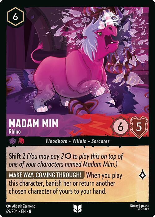Madam Mim - Rhino Card Front
